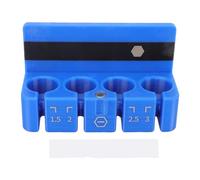 SPYMINNPOO Portaoggetti per Cacciaviti, Organizer per Strumenti di Riparazione Biciclette, Supporto per Punte Esagonali Magnetiche Regolabile