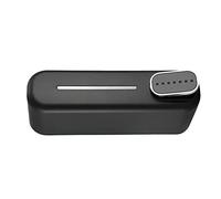 SPYMINNPOO Portasapone Liquido Liscio da 300 Ml a Parete per Cucine Bagni Ospedali - Materiale ABS (BLACK)