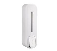 SPYMINNPOO Portasapone Liquido Liscio da 300 Ml a Parete per Cucine Bagni Ospedali - Materiale ABS (WHITE)