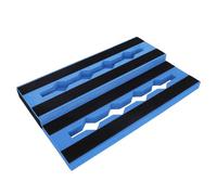 SPYMINNPOO Postrutvala per Chitarra, Pedale Dell'effetto Multiplo Design Non Slip con Cinturini per la Chiusura del Tocco per le Esibizioni Esterne Interne