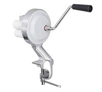 SPYMINNPOO Pressa per Tagliatelle Portatile in Alluminio per Macchina per Maccheroni Manuale per Ristorante, Macchina a Manovella per la Maggior Parte delle Persone, Argento, 1 X 0,5 Cm