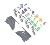 SPYMINNPOO Progettazione di Binari Flessibili e Creativi, Accattivante Tema Oceano, Opzioni di Gioco Versatili Tracce di Corse con Set di Giochi Educativi in plastica Migliora il Pensiero Logico