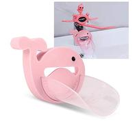 SPYMINNPOO Prolunga per Rubinetto, Prolunga per Ugello Dell'acqua per Bambini Carino, Lavello per Lavare le Mani del Bambino per Buone Abitudini Igieniche, Blu/rosa/viola (PINK)