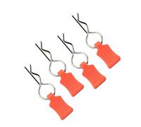 SPYMINNPOO RC Auto Fissaggio Parte di Fissaggio SET IN ACCIAIO ALLUMINO ACCIAIO, PINS CLIP SHELL CORPO CORENT per, 1/5 1/8 Parti di Giocattoli per Auto RC (ORANGE)