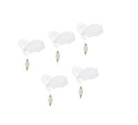 SPYMINNPOO Rete da Lancio per la Pesca 5 Pezzi in Nylon 5 Maglie Leggera Rete da Pesca in Acqua Salata d'Acqua Dolce con Dimensioni della Maglia di 2, Cm per Piccole Barche da Fiume Lago