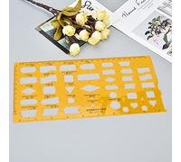 SPYMINNPOO Righello per Scala Architettonica Multifunzionale, Materiale Plastico Durevole, per Disegni Architettonici e Misurazioni Ingegneristiche (4351)