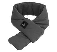 SPYMINNPOO Sciarpa Riscaldante Sciarpa Riscaldata Elettrica con 3 Livelli Regolabili Ricaricabile Tramite USB per il Calore Invernale Adulti Bambini 80x8,5 Cm Fibra Acrilica Thermolite (GRAY)