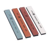 SPYMINNPOO Set di Affilacoltelli per Cote, 4 Pezzi, a Lunga Durata, per Affilare i Coltelli, per la Domestica, per Chef Professionista, Corindone Bianco