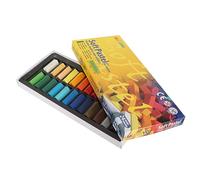 SPYMINNPOO Set di Bastoncini Pastello Morbidi da 24 Colori, Resistenti Allo Sbiadimento, Resistenti Alla Luce, Facili da Mescolare, Pastelli da Disegno per Bambini, Pittura, Adatti Ai Principianti