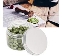 SPYMINNPOO Sigillo di Ceralacca Vintage con Perline Colorate per Buste, Invito a Nozze, 200 Pezzi, in Scatola, Perlescente, per Documenti, Argento (#4)