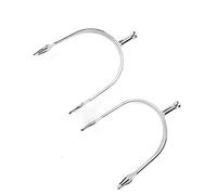 SPYMINNPOO Speroni per Inglesi in Acciaio Inossidabile Sperone a Testa Tonda Durevole per Gli Amanti Dell'equitazione, 5,1x3,5 Pollici Regalo Perfetto per Cavalieri di Tutti i Livelli