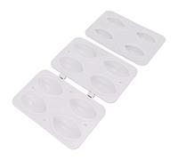 SPYMINNPOO Stampo per Polpette Conveniente Creatore Manuale per Polpette in ABS Facile da Usare per la Materiale ABS per Uso Alimentare Fai da Te (4 scomparti)