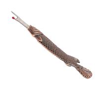 SPYMINNPOO Strumento per Rimuovere Cuciture Vintage a Forma di Pesce per Ricamo e Cucito, Perfetto per la Casa e il Negozio di Sartoria (bronzo rosso)