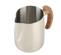 SPYMINNPOO Tazza per Schiumare il Latte in Acciaio, Beccuccio Appuntito, Comoda Maniglia per gli Appassionati Dell'arte del caffè, Beccuccio Antigoccia in Acciaio Inossidabile 304, Brocca per la (#2)