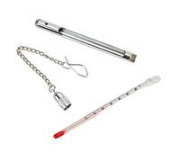 SPYMINNPOO Termometro da Pesca, Strumenti di Misurazione del Termometro dell'Acqua per la Pesca a Mosca in Ruscello per Il Lago