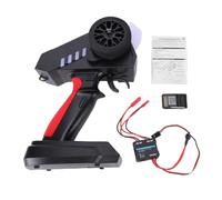 SPYMINNPOO Trasmettitore RC, Trasmettitore Radio a 6 da 2,4 GHz con Ricevitore e ESC 50A per Auto RC, Barche, Serbatoi