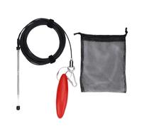 SPYMINNPOO Traversa per Pesce, Traversa Porta Pesce in Acciaio Inossidabile da 500 Libbre da 26,2 Piedi Previene i Grovigli con Galleggiante per la Grande Pesca All'aperto