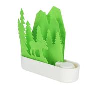 SPYMINNPOO Umidificatore per Rettili Umidificazione Pratica delle Piante Fisiche per Lucertole Norvegesi 6,3 X 5,5 X 2,0 Pollici + 1xbase Floreale