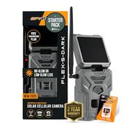 SPYPOINT Flex-Dark Starter, macchina fotografica cellulare solare della | Dizione di movimento per visione notturna da 30 m, multi rete cellulare, LTE, GPS, impermeabile, trigger da 0,4 secondi
