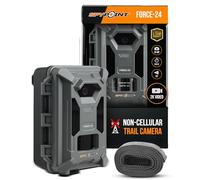 Spypoint FORCE-24 Macchina fotografica non cellulare Trail, Video 2K, Foto 24MP, LED a bassa luminosità, Fotocamera da gioco per visione notturna, Rilevamento di movimento 21m, Cam Trail a prezzi