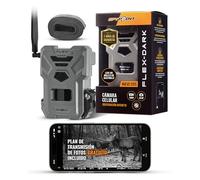 Spypoint Flex-Dark - Fotocamera da caccia cellulare, 40 MP, video 1080p con suono, telecamera senza bagliore a infrarossi, visione notturna per la caccia, rilevamento di movimento fino a 30 m