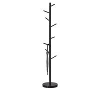 SPYQKHSH Appendiabiti,Appendiabiti Autoportante In Metallo,Appendiabiti A Forma Di Albero Con 8 Ganci E Base In Marmo Naturale Stabile, For Borsa,Cappello,Sciarpa,Giacca(A)
