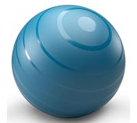 SPYQKHSH Palla da yoga, palla da esercizi antiscivolo for Pilates, seduta flessibile for ufficio, for palestra domestica, capacità di carico di 400 libbre - blu