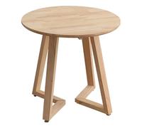 SPYQKHSH Tavolino da caffè rotondo in legno, tavolino moderno e semplice da usare come tavolino laterale for soggiorno, camera da letto, balcone, appartamento, sala di ricevimento(A)