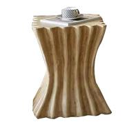 SPYQKHSH Tavolino da divano retrò, tavolino quadrato con colonna romana in stile country francese, tavolino da caffè moderno e originale, for camera da letto, soggiorno, sala da pranzo, ingresso