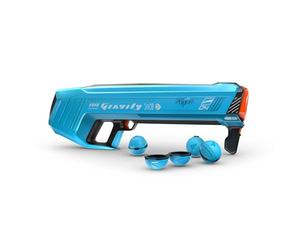 Spyra Gravity Spyra Gravity, potente lanciatore elettrico ad acqua, 4 bombe d'acqua ; acqua riutilizzabili, indicatore a LED, distanza di 16 m, giocattolo per piscina estiva