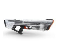Spyra Go, pistola ad acqua elettronica, automatica, di alta qualità, portata 9 metri, display a LED, ricarica rapida, giocattolo estivo per bambini e adulti (Clear-FBA)