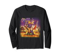 Spyro Classic Cover Art Colorful Dragon Retro Video Game Maglia a Manica