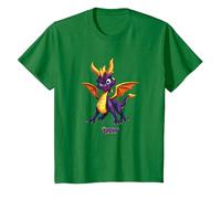 Spyro Purple Adorably Ferocious Dragon Action Pose Maglietta