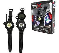 SpyX 10538 Spy Wrist Talkie per bambini - Comunicazione segreta a mani libere tramite walkie talkie mascherati per divertenti missioni spia - Include orologio travestimento e opzione codice Morse, 6+