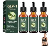 SPZV GLP-1 Moringa Health Boost Gocce, Gocce SPZV GLP-1, Goccia organica GLP-1, concentrato di estratto vegetale naturale, fornisce supporto energetico, GLP-1 Moringa Drop per tutti gli uomini e le