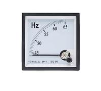 SQ-96-HZ Tipo di puntatore AC 100/220V/380V Pannello analogico Frequenzimetro Tester Gauge Indicatore Hz 45-55Hz 45-65Hz 55-65Hz 96x96mm 1Pcs (Color : 45-65Hz, Size : 220V)