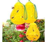 SQAQS 2PCS Cacciatori di Api, Controllo degli Insetti Efficiente, Impermeabile Vespa Nido Killer, Trappola di orno, Leggero Catcher, orno Decoy Nido Appeso Deterrente per casa e Giardino all'aperto
