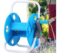 SQAQS Avvolgitubo per Tubo 1/2" 45 M, Carrello Bobina Riavvolgitubi, Design Compatto, Corpo Dell'avvolgitubo Leggero e Robusto, Comodo Trasporto e Stoccaggio, Impedisce la Deformazione del Tubo