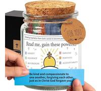 SQAQS Barattolo Biblico, Sollievo Dallo Stress e Guarigione, Read Me When Bible Verses Jar the Hope Jar Bible Verses, Prayer Bible Verses in a Jar Bible Verses for Emotions and Feelings