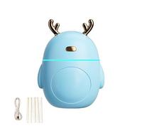 SQAU Diffusore caldo e dolce con tecnologia a ultrasuoni, diffusore portatile alimentato tramite USB per oli essenziali, piccolo umidificatore con 7 LED che cambiano colore, per auto, casa, ufficio,