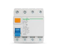 SQIANKUN Interruttore Magnetotermico Interruttore differenziale elettromeccanico 16A, 25A, 32A, 40A, 63A, 10mA, 30mA, 100mA, 6KA, RCCB, RCD, 230V, di Sicurezza(63A,4Pole 300mA)