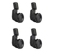 SQIFBA Aria Massa Sensore di parcheggio PDC a ultrasuoni paraurti 4 Pezzi per Land per Cruiser 5.7L V8 89341-60050(Matte Black)
