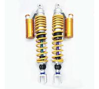 SQIFBA Moto Sospensione dell'Aria 400mm 430mm 440mm 27mm Forcella Ammortizzatore Moto Regolare La Sospensione Posteriore per Suzuki per Kawasaki Dirt Gokart Sospensione Ammortizzatore(400mm)