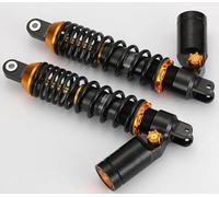 SQIFBA Moto Sospensione dell'Aria Ammortizzatore/Ammortizzatore/Sospensione Posteriore Invertito per Moto, Smorzamento in Estensione da 325 Mm, Regolabile per Scooter Sospensione Ammortizzatore