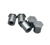 SQING M3 M4 M5*4mm 5mm 6mm 7mm 8mm 9mm 10mm 11mm 12mm BSOS 304 Acciaio inossidabile PEM Foro cieco Rivetto autobloccante Dado prigioniero(8mm,50Pieces M3)