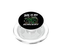 SQL Developer Sorcery Funny Database Admin Programmer PopSockets PopGrip per MagSafe