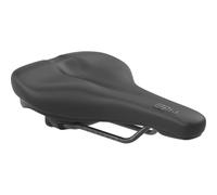 SQlab Sella 602 Ergolux Active 2.1 per trekking e city bike | Sella per bici da città, adatta anche per bici da trekking, sella da città nera, nella misura unisex, misure 14-17 cm