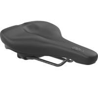 SQlab Sella 602 Ergolux Active 2.1 per trekking e city bike | Sella per bici da città, adatta anche per bici da trekking, sella da città nera, nella misura unisex, misure 14-17 cm