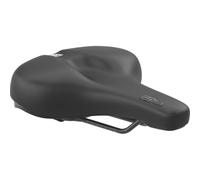 SQlab Sella 621 M-D active 2.1 per city bike, larghezza 18cm, 21cm, 24 cm | Sella comfort per bicicletta, sella ergonomica per donna e uomo, unisex, nera