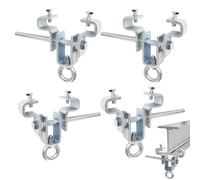 SQLJYU 4 Pezzi Supporto per Sacco da Boxe, Staffa per Sacco da Boxe, Gancio per Sacco da Boxe, per Trave Regolabile da 65 mm a 225 mm